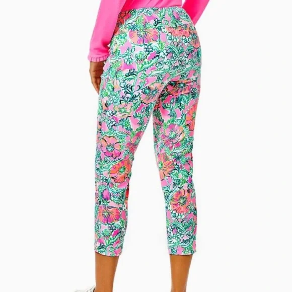 Lilly Pulitzer Luxletic Corso Crop Pant UPF 50 - Picture 2 of 5